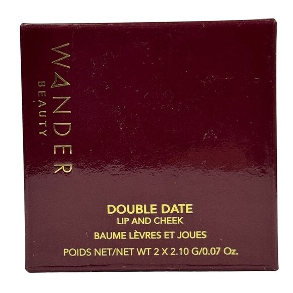 Wander Beauty Double Date Lip And Cheek Balm Rendezvous Swipe 2 x 0.07 Oz NEW - Picture 1 of 10